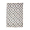 Blauer, waschbarer Teppich mit Baumwollanteil, 155 x 230 cm Muted Checkerboard - Flair Rugs