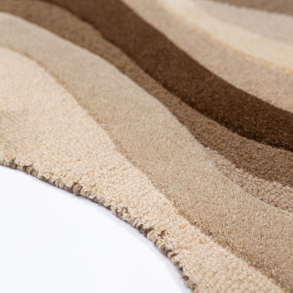 Brauner/beiger, handgewebter Wollteppich, 200 × 290 cm Envy Wool - Flair Rugs-image-3