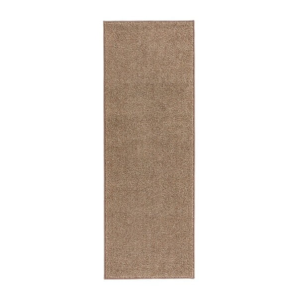 Brauner Läufer 80 × 300 cm Pure - Hanse Home