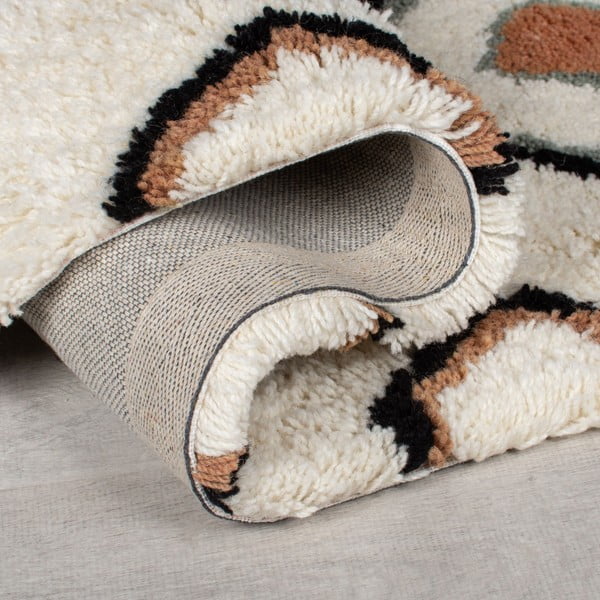 Cremefarbener, handgewebter Wollteppich, 160 x 230 cm Moroccan Midar - Flair Rugs-image-3