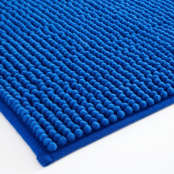Blauer Badezimmerteppich, 50 × 80 cm Bobble - Catherine Lansfield-image-2