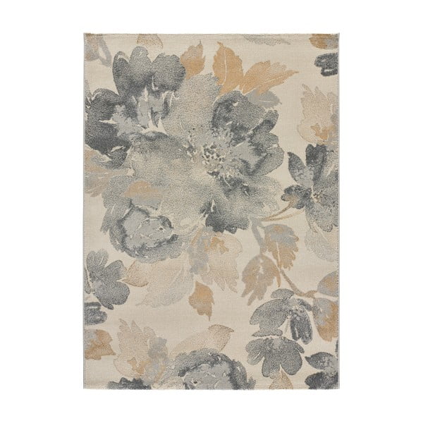 Grau-beiger Teppich, 140 × 200 cm Flores Sunset - Universal