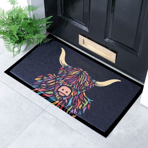 PVC-Fußmatte 40 x 70 cm Highland Cow - Artsy Doormats-image-1