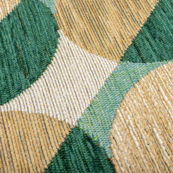 Gelb-grüner Läufer 60 × 230 cm Carlos Circle Geo - Flair Rugs-image-3