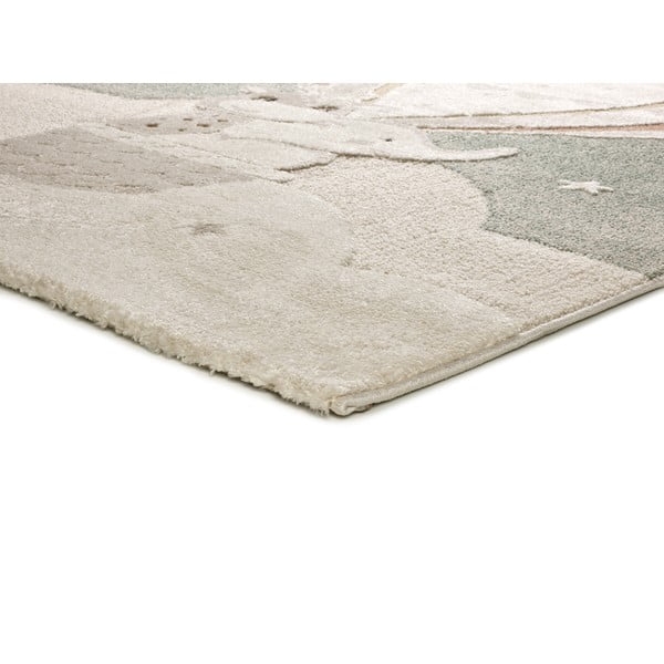 Grün-beiger Kinderteppich, 120 × 170 cm Clown - Universal-image-3
