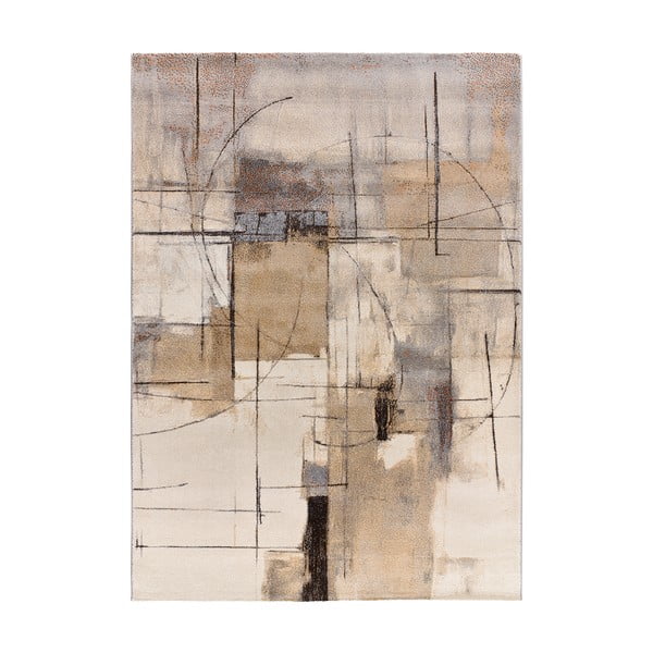 Grau-beiger Teppich, 133 × 190 cm Beruti - Universal-image-4