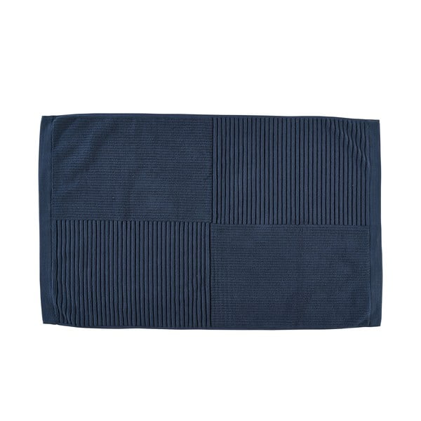 Dunkelblaue Badezimmermatte 50 x 80 cm Classic - Zone