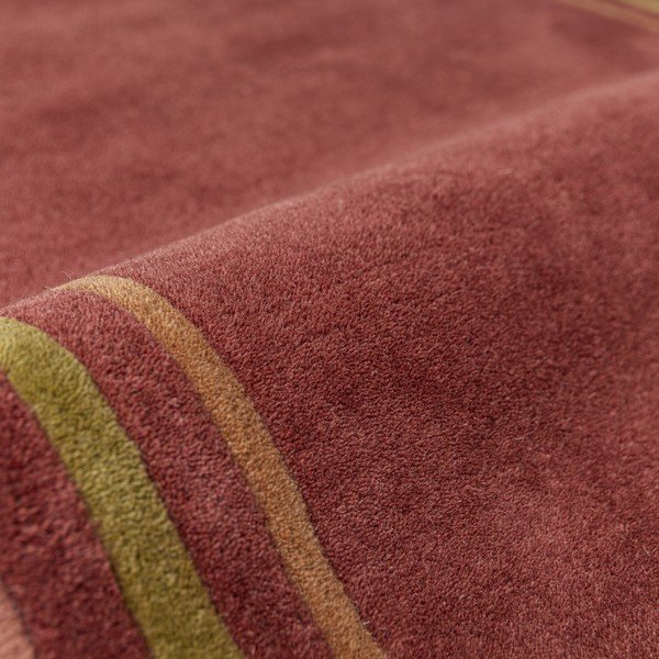 Weinroter, handgewebter Wollläufer, 80 x 230 cm Lois - Flair Rugs-image-4