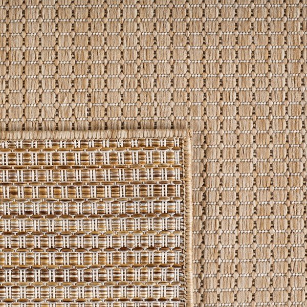 Beiger runder Teppich für den Innen- und Außenbereich, Durchmesser 120 cm Mira 1450 - Ayyildiz Carpets-image-3