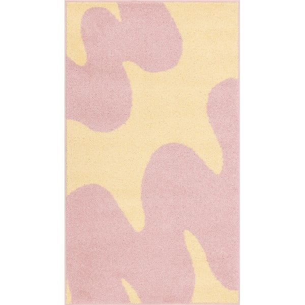 Gelb-rosa Kinderteppich, 160 × 230 cm Hugsy Vanilla - FD