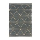 Blauer, handgewebter Jute-Teppich, 160 × 230 cm Rhombi - Flair Rugs