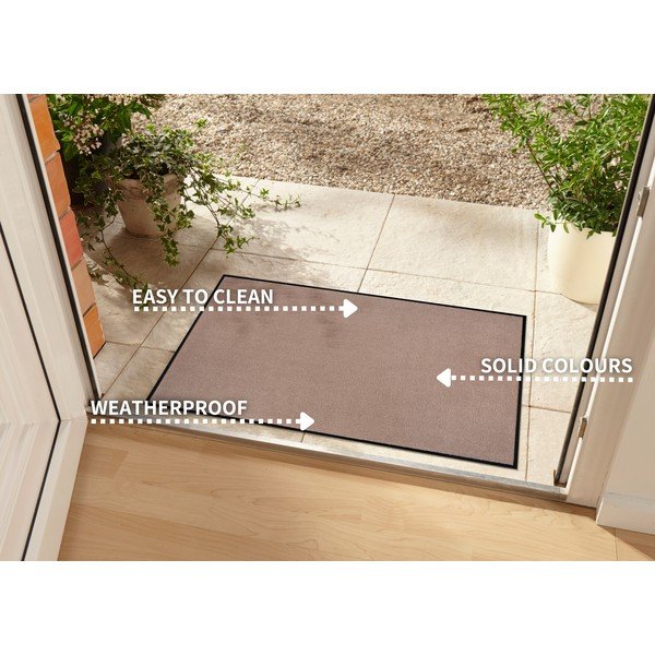 Beige Fußmatte 60 x 40 cm Washable - Hanse Home-image-4