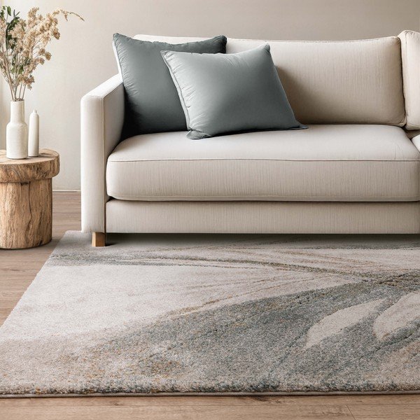 Blauer/cremefarbener Teppich, 200 × 290 cm Mirage Illusion - Asiatic Carpets-image-1