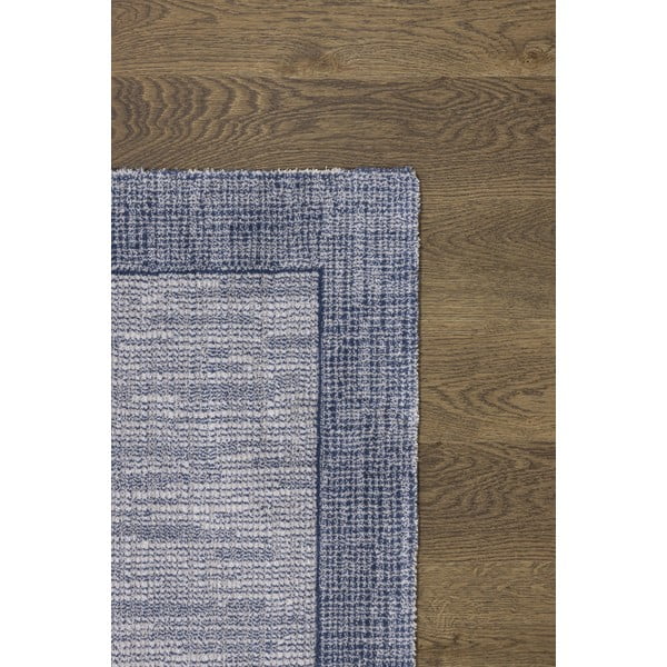 Dunkelblauer Wollteppich, 160 × 240 cm Linea - Agnella-image-3