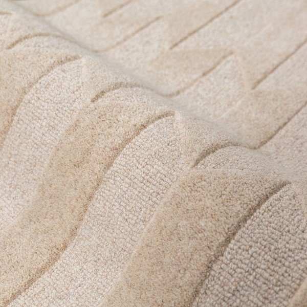 Grüner/naturfarbener, handgewebter Wollteppich, 120 x 170 cm Apex Border Wool - Flair Rugs-image-3