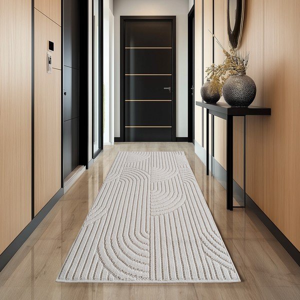 Cremefarbener Teppich 80 x 150 cm Helix 2201 - Ayyildiz Carpets-image-1