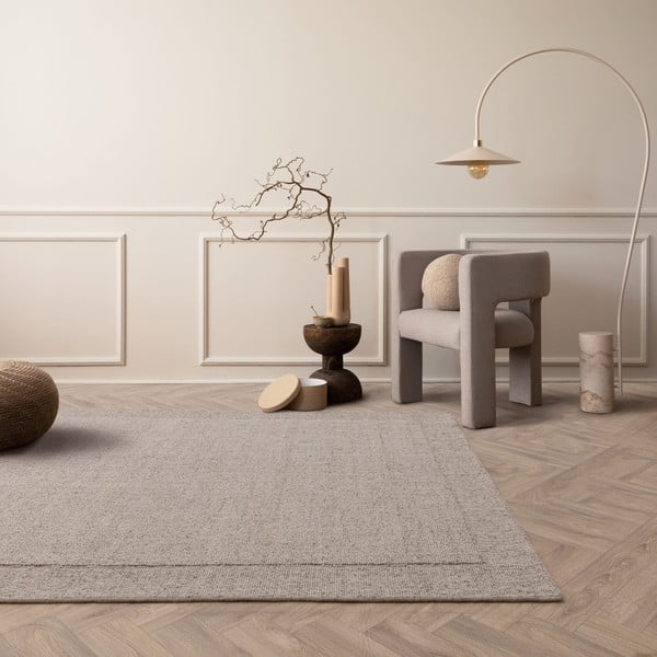 Beiger, handgewebter Wollteppich, 160 × 230 cm Larson - Asiatic Carpets-image-1