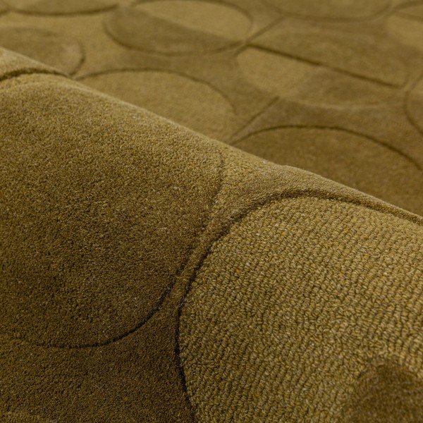 Dunkelgrüner, handgewebter Wollteppich, 200 × 290 cm Gigi - Flair Rugs-image-2