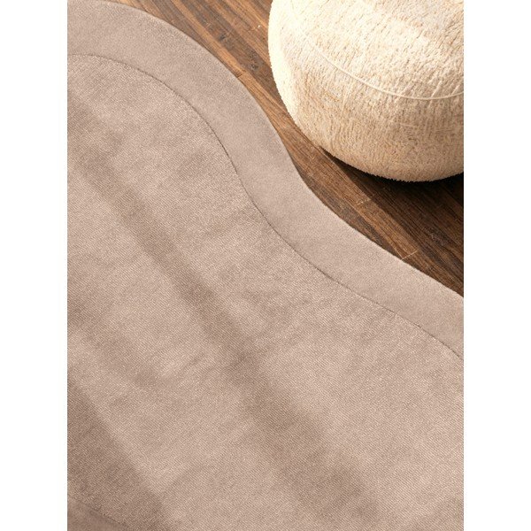 Beiger, handgewebter Teppich mit Wollanteil, 125 × 200 cm Organic Kivi Beige - Villeroy&Boch-image-4