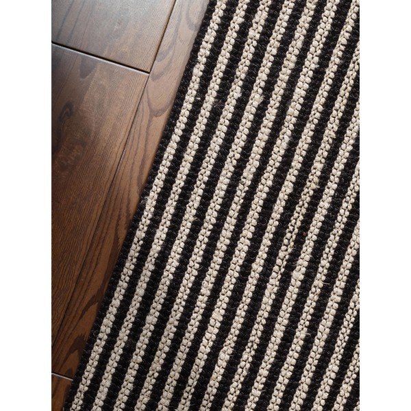 Schwarzer, handgewebter Jute-Teppich, 160 x 230 cm Harvest Ebony - Elle Decoration-image-3