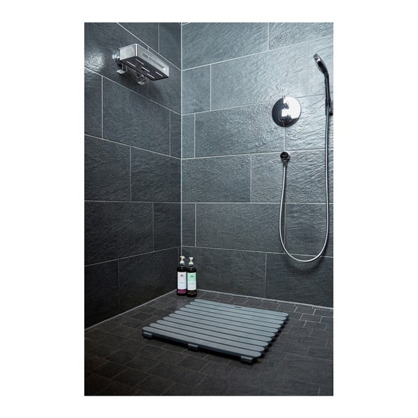 Dunkelgraue Badematte 55x55 cm – Wenko-image-2