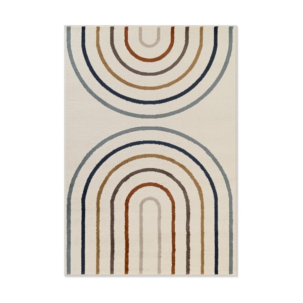 Cremefarbener Kinderteppich, 160 × 235 cm Double Rainbow - Hanse Home