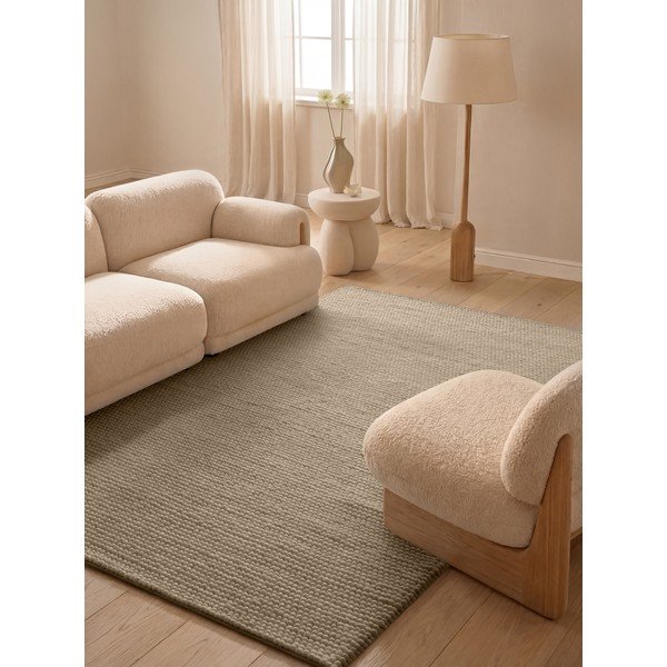 Handgewebter Wollteppich in Naturfarbe, 160 x 230 cm Richmond Diana - Ted Baker-image-1