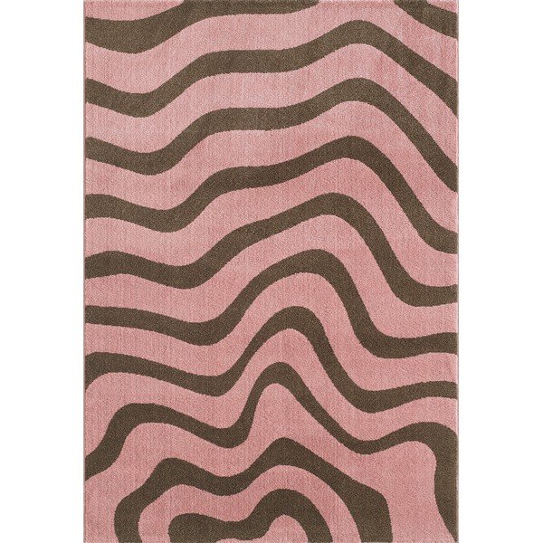 Rosa/brauner Teppich 160x230 cm Aurora – ESTE