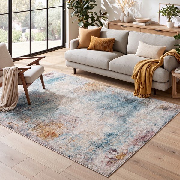 Blauer Teppich 120x170 cm Parma Mismo – Universal-image-1