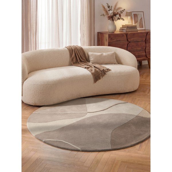 Brauner/beige Teppich ø 160 cm Virelle – Villeroy&Boch-image-1
