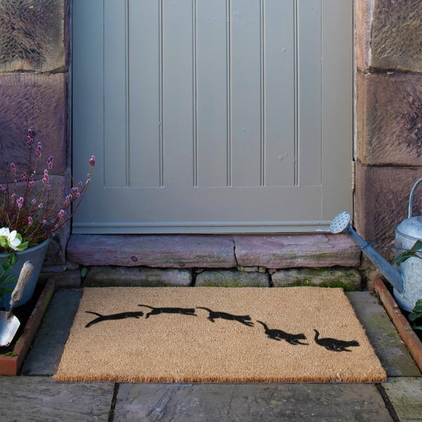 Fußmatte aus Kokosfasern, 40 x 60 cm Jumping Cats - Artsy Doormats-image-3