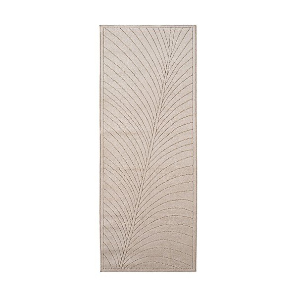 Beigefarbene Lauffläche für den Innen- und Außenbereich, 80 × 250 cm Nova 1204 - Ayyildiz Carpets