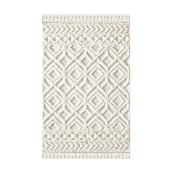 Beiger Teppich 150 × 80 cm Shaggy - Mila Home