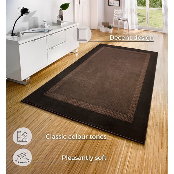 Brauner Teppich 160 × 230 cm Basic - Hanse Home-image-4