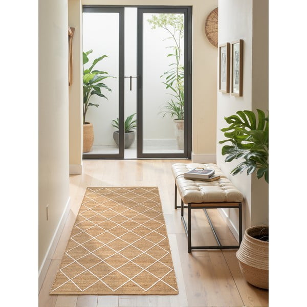 Handgewebter Jute-Läufer in Naturfarbe, 80 x 200 cm Kunu - Hanse Home-image-3