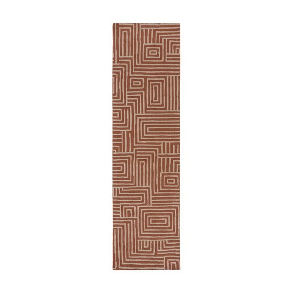 Läufer in Terrakotta-Farbe, 80 × 300 cm Kylo - Flair Rugs