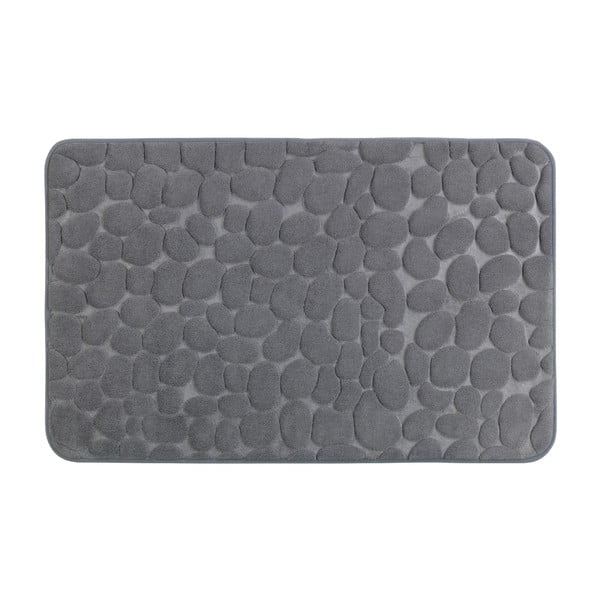 Graue Badematte 50x80 cm Pebbles – Wenko
