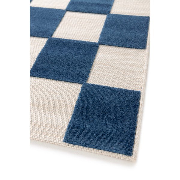 Blauer/cremefarbener Teppich für drinnen und draußen, 160 × 230 cm Cuadros - Universal-image-4