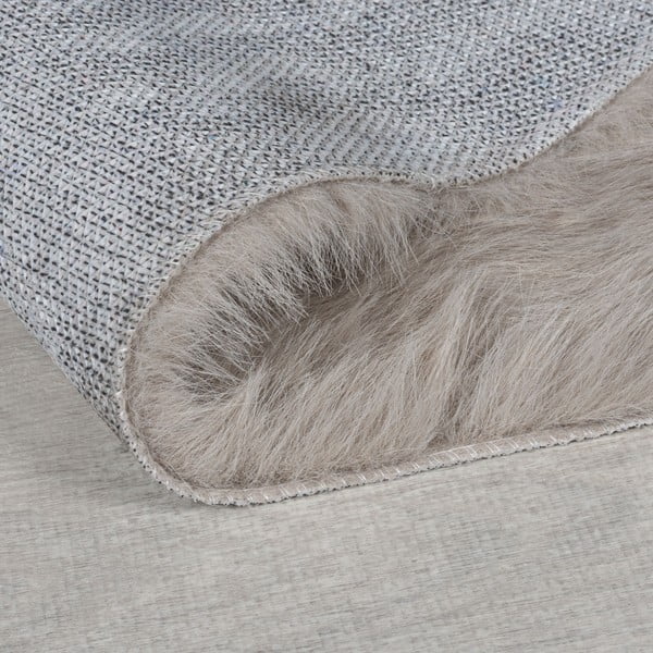 Braunes Kunstfell, 120 × 170 cm Alpine Faux Fur - Flair Rugs-image-2