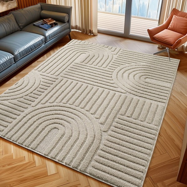 Beiger Teppich 140 × 200 cm Art 1121 - Ayyildiz Carpets-image-1
