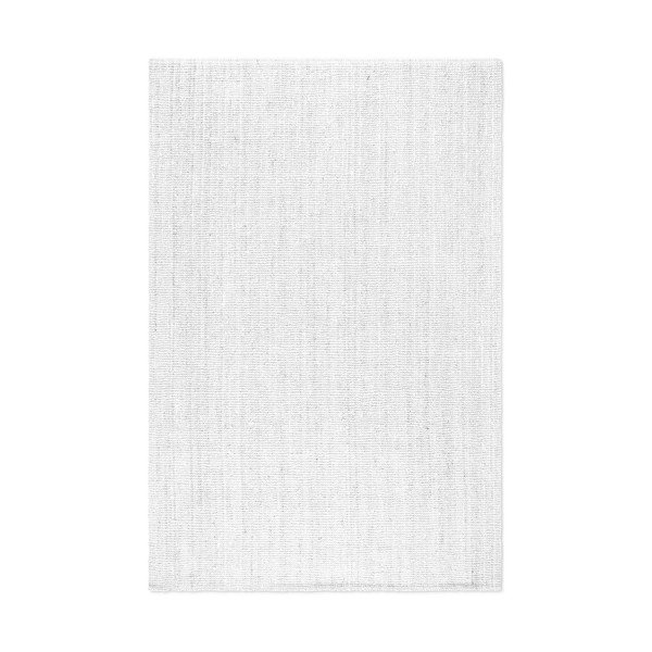 Hellgrauer, beidseitig nutzbarer/handgewebter Jute-Teppich, 120 × 170 cm Bouclé Jaipur - Hanse Home-image-4