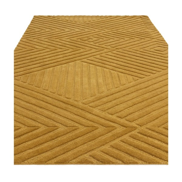Ockergelber Wollteppich, 120 × 170 cm Hague - Asiatic Carpets-image-4