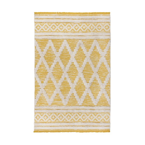 Gelber Teppich 160 × 230 cm Moroc Larache - Flair Rugs