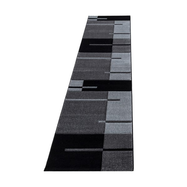 Dunkelgrauer Läufer, 80 × 300 cm Hawaii - Ayyildiz Carpets