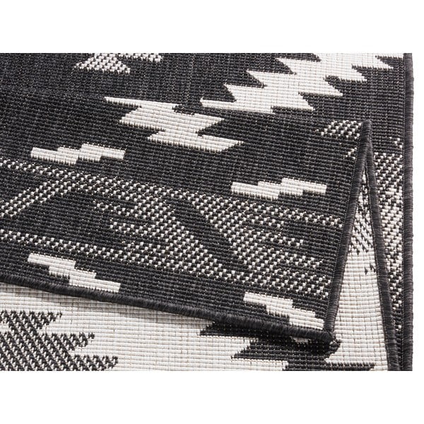 Schwarzer/beige Teppich für Innen- und Außenbereiche 120x170 cm Malibu – Hanse Home-image-4