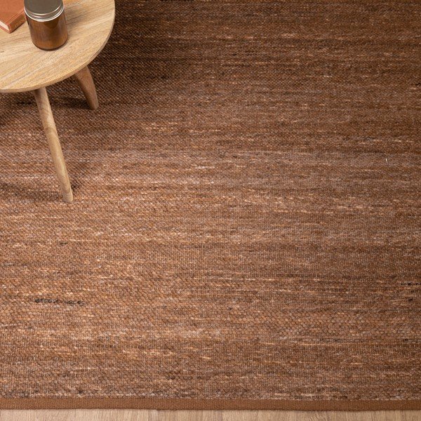 Doppelseitiger/handgewebter Teppich mit Wollanteil in Terrakotta-Farbe, 160 x 230 cm Birkdale Rust - Asiatic Carpets-image-2