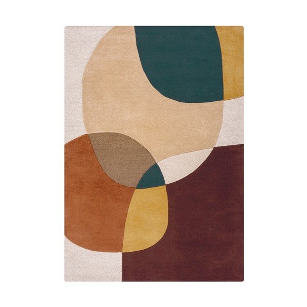 Violetter, handgewebter Wollteppich, 200 × 290 cm Glow Purple Multi - Flair Rugs