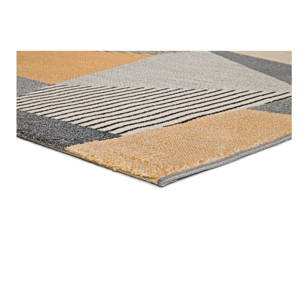 Gelber/grauer Teppich 60x120 cm Gladys Sarro – Universal-image-2