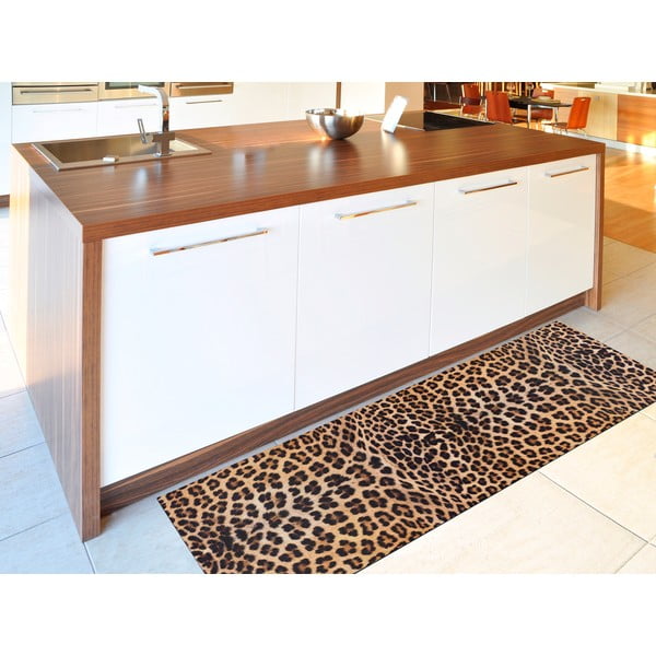 Brauner Teppich 52x200 cm Ricci Leopard – Universal-image-1
