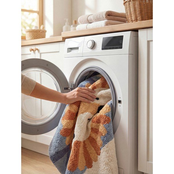 Waschbarer/handgewebter Baumwoll-Kindenteppich, 140 × 200 cm Snuggle Samba - Hanse Home-image-4